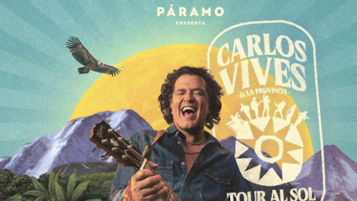 Carlos Vives anuncia su “Tour al Sol” 2026 en Colombia: fechas, ciudades y detalles