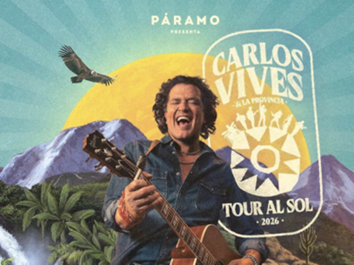 Carlos Vives anuncia su “Tour al Sol” 2026 en Colombia: fechas, ciudades y detalles