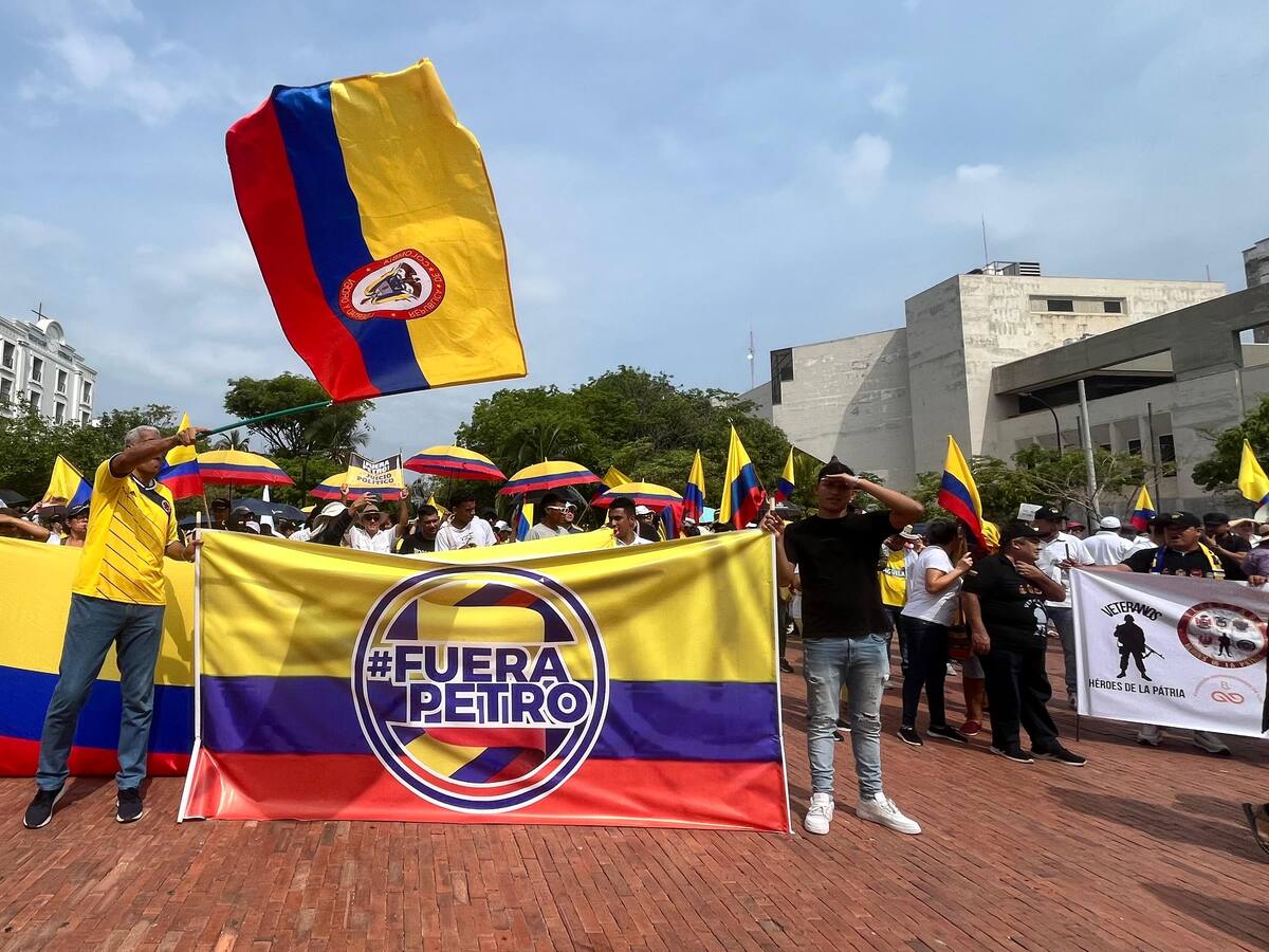 Así se vivió la jornada de manifestación en contra del Gobierno Nacional en Santa Marta