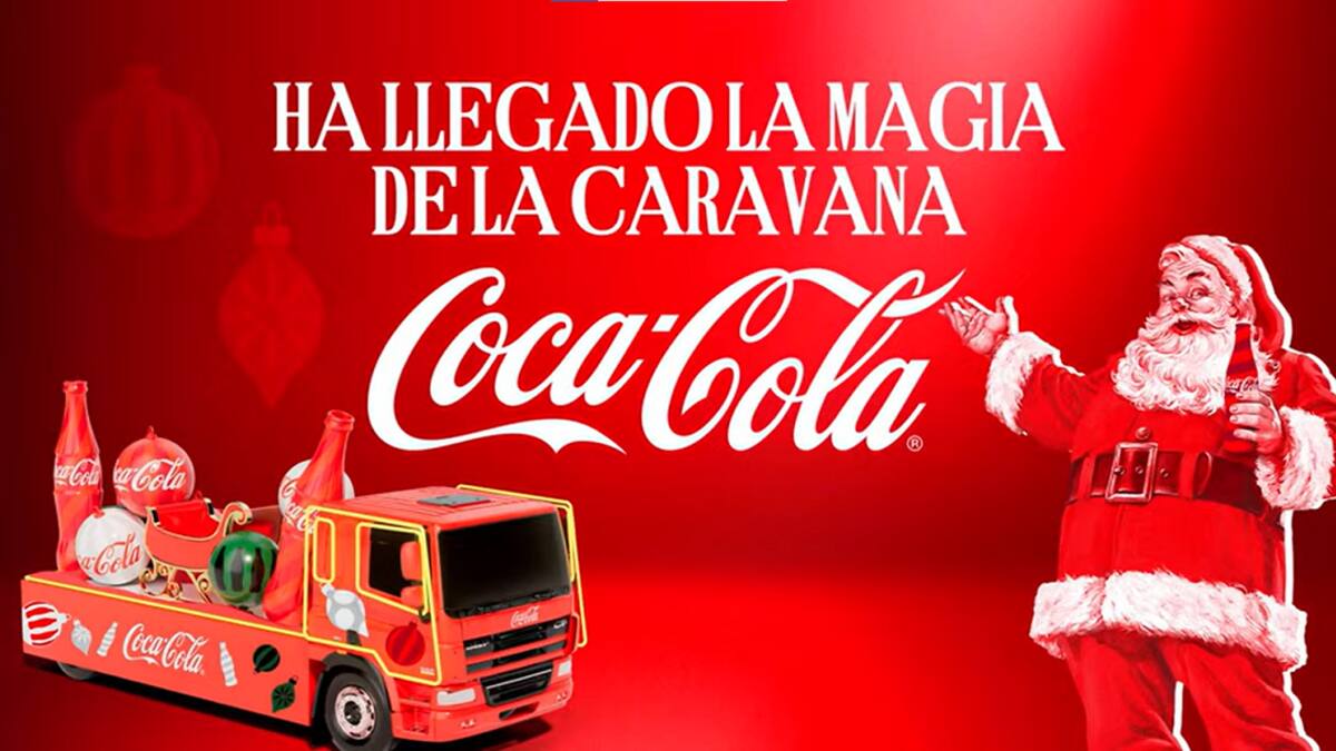 La caravana navideña de Coca Cola : Un espectáculo que ilumina la navidad