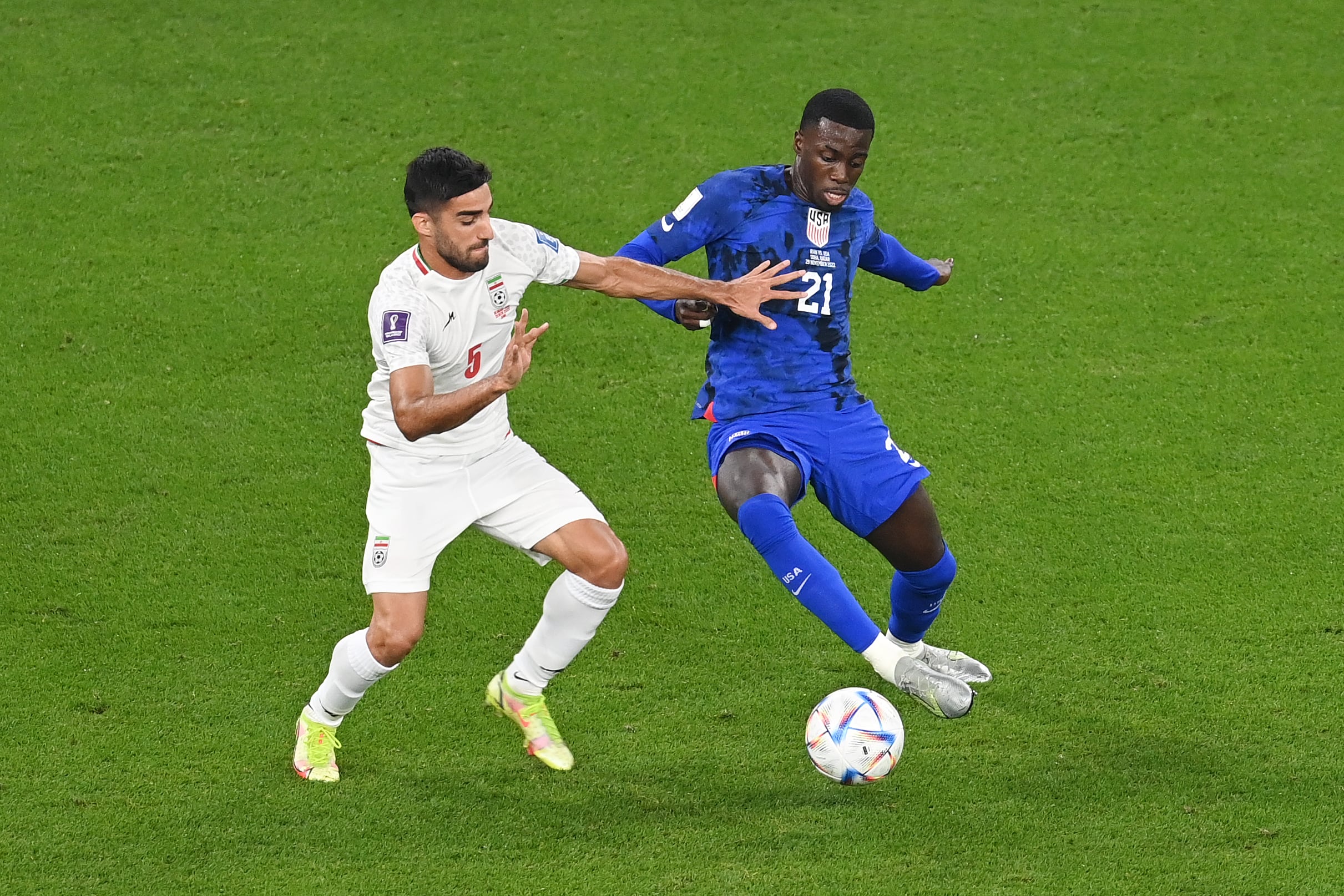 Duelo entre Irán y Estados Unidos. (Photo by Claudio Villa/Getty Images)