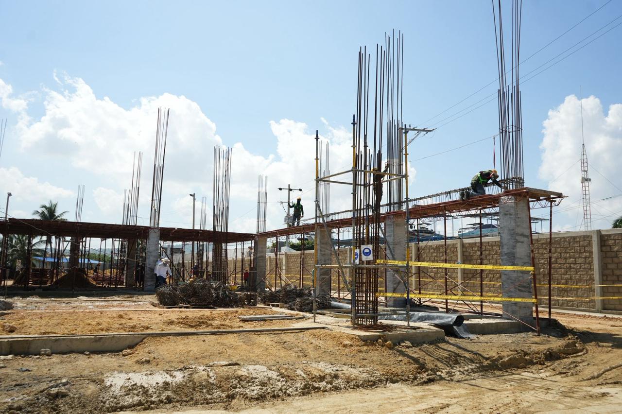 25% de ejecución en construcción de la nueva Estación de Bomberos de Bocagrande