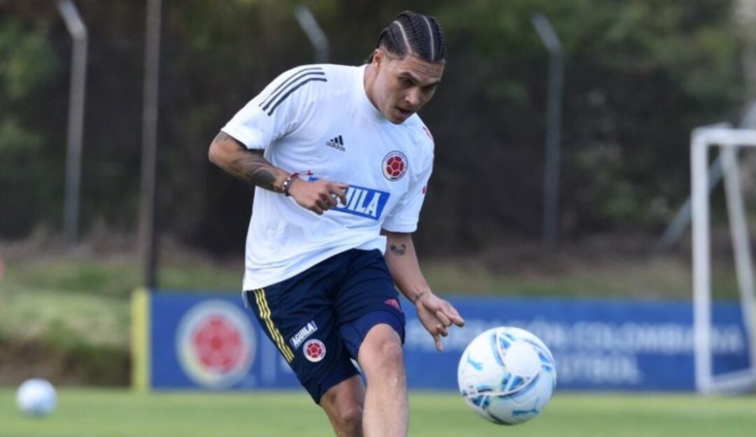 Juan Fernando Quintero, primer jugador en unirse a la Selección Colombia.