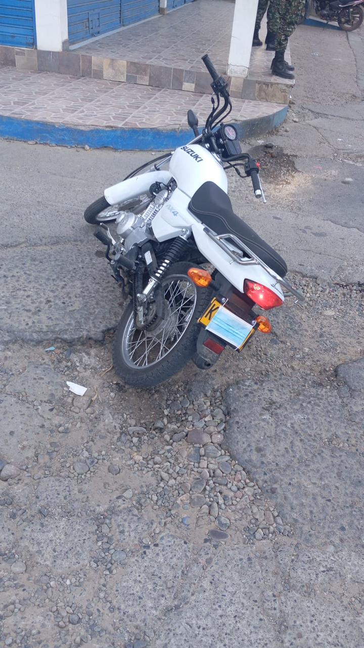 Operativo en Cúcuta deja presunto extorsionista herido y capturado. / Foto: Cortesía.