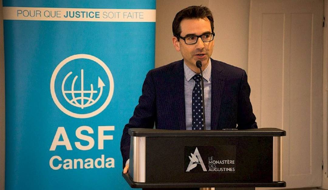Pascal Paradis, director y fundador de ASF Canadá. / Cortesía: ASF