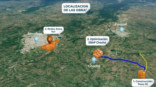 Veolia anuncia inversión de $52.546 millones para mejorar el servicio de agua en el sur de Sincelejo