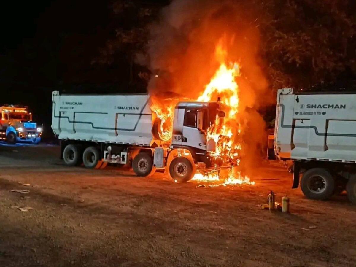 Sexto ataque a camiones de carga en Norte de Santander