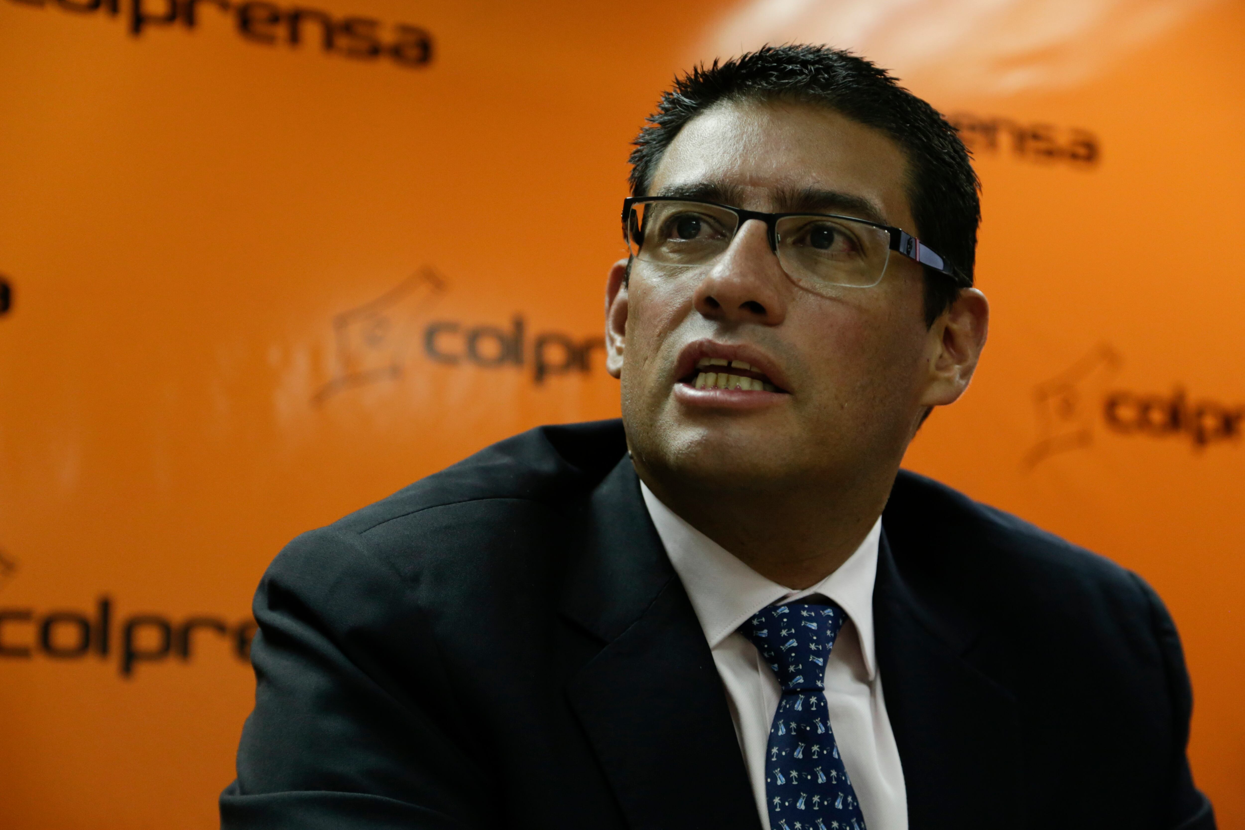 Bogotá. 15 Marzo 2016. Guillermo Grosso, expresidente de la EPS Cafesalud. (Colprensa - Juan Páez).