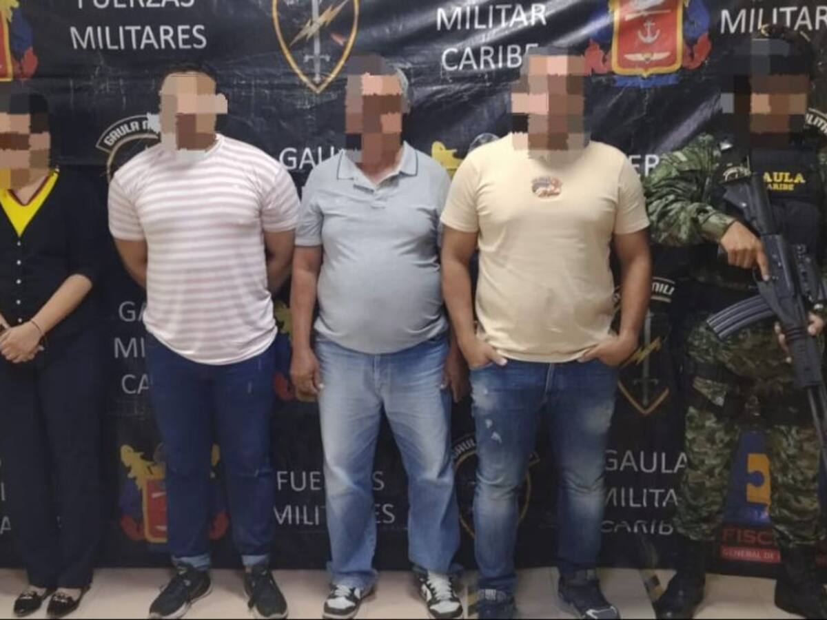 Cuatro personas capturadas por extorsión, hurto calificado y homicidio en el Atlántico