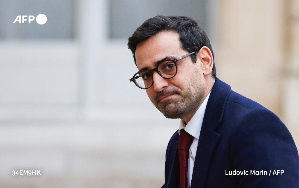 Ministro Francés Stéphane Séjourné - foto de Ludovic Marin AFP