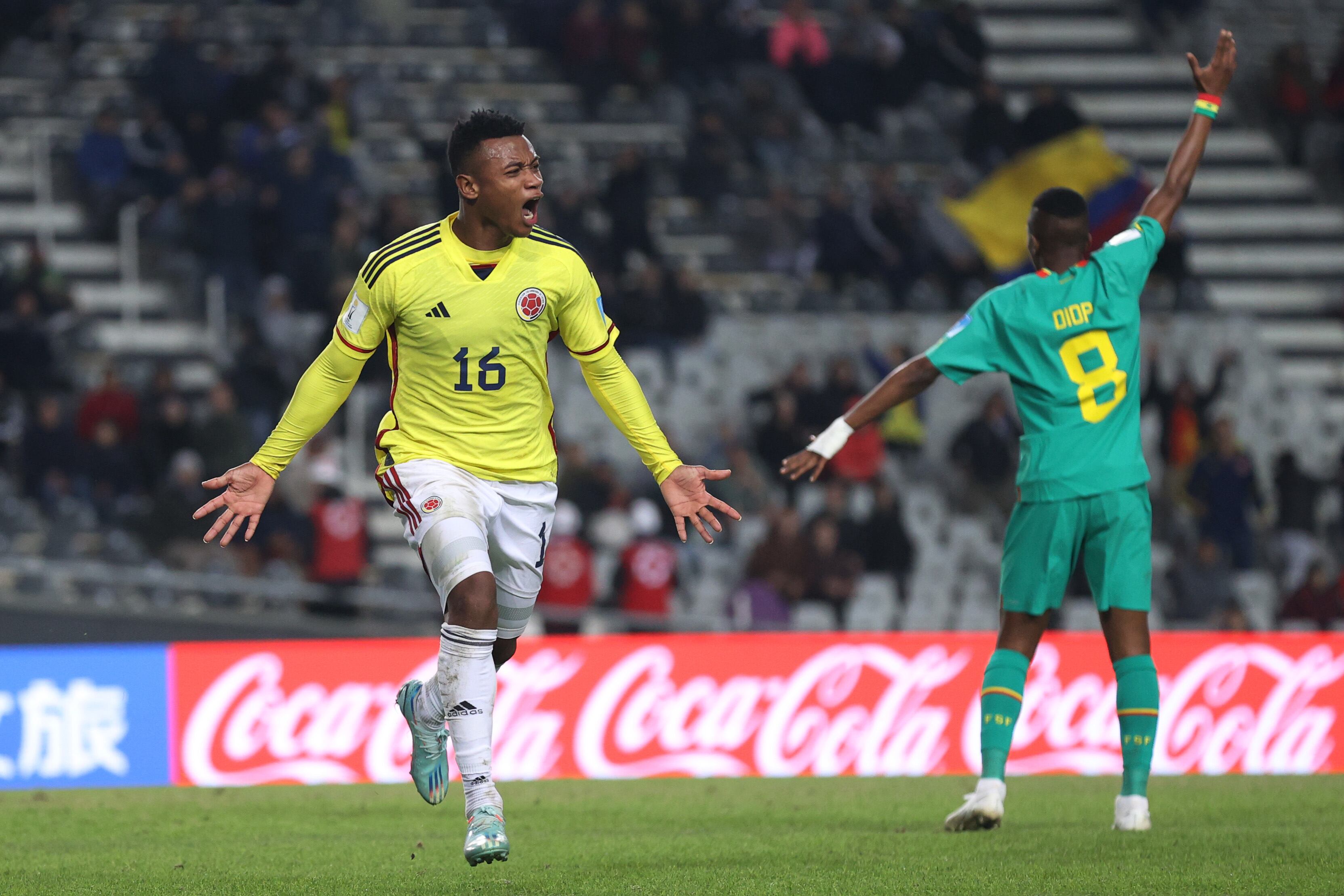 Óscar Cortés, el goleador de Colombia en el Mundial Sub-20. (Photo by Tim Nwachukwu - FIFA/FIFA via Getty Images)