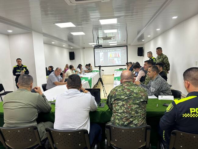 Puesto de Mando Unificado en el Comando dela Policía del Tolima