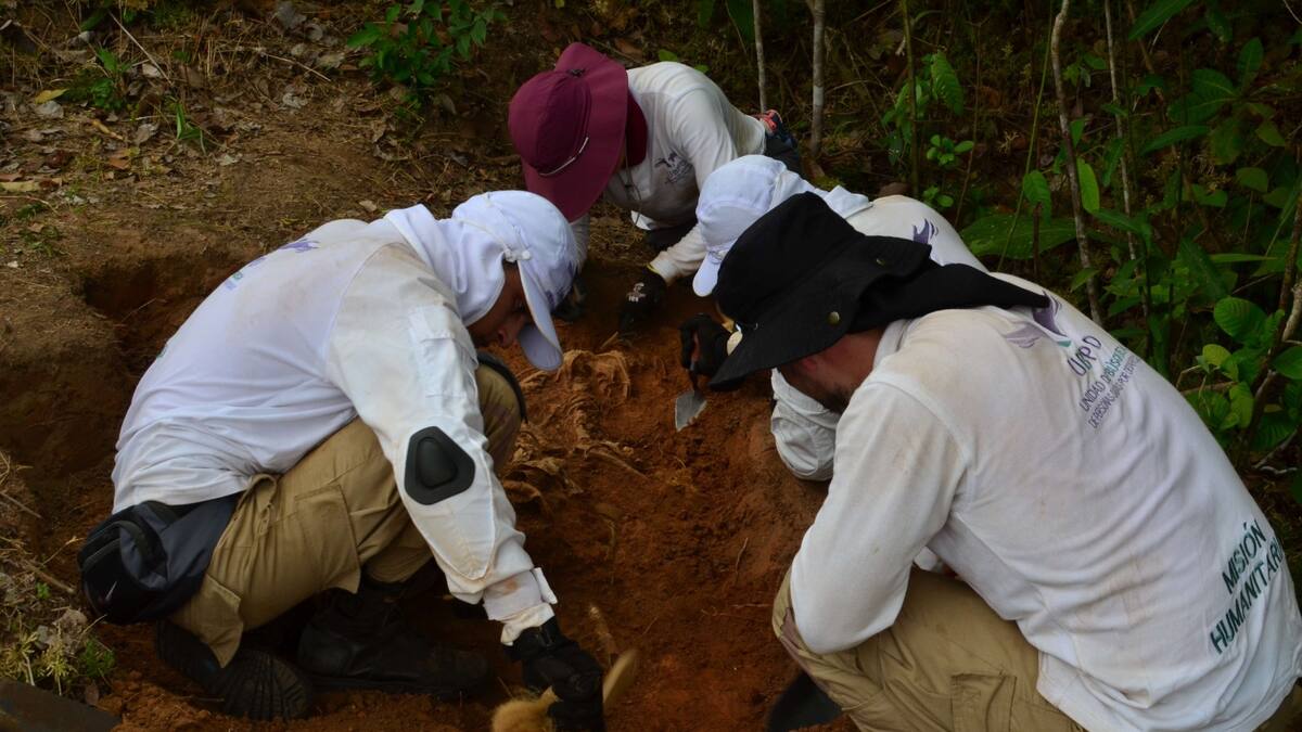 La Unidad de Búsqueda recupera dos cuerpos en Cumaribo, Vichada