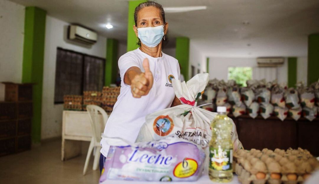 37.052 paquetes alimentarios destinados para 9.263 adultos mayores inscritos en 30 centros de vida y 106 grupos organizados