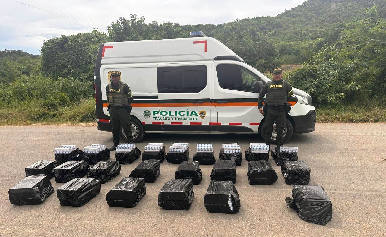 Incautan 6 mil cajetillas de tabaco de contrabando avaluadas en $24 millones