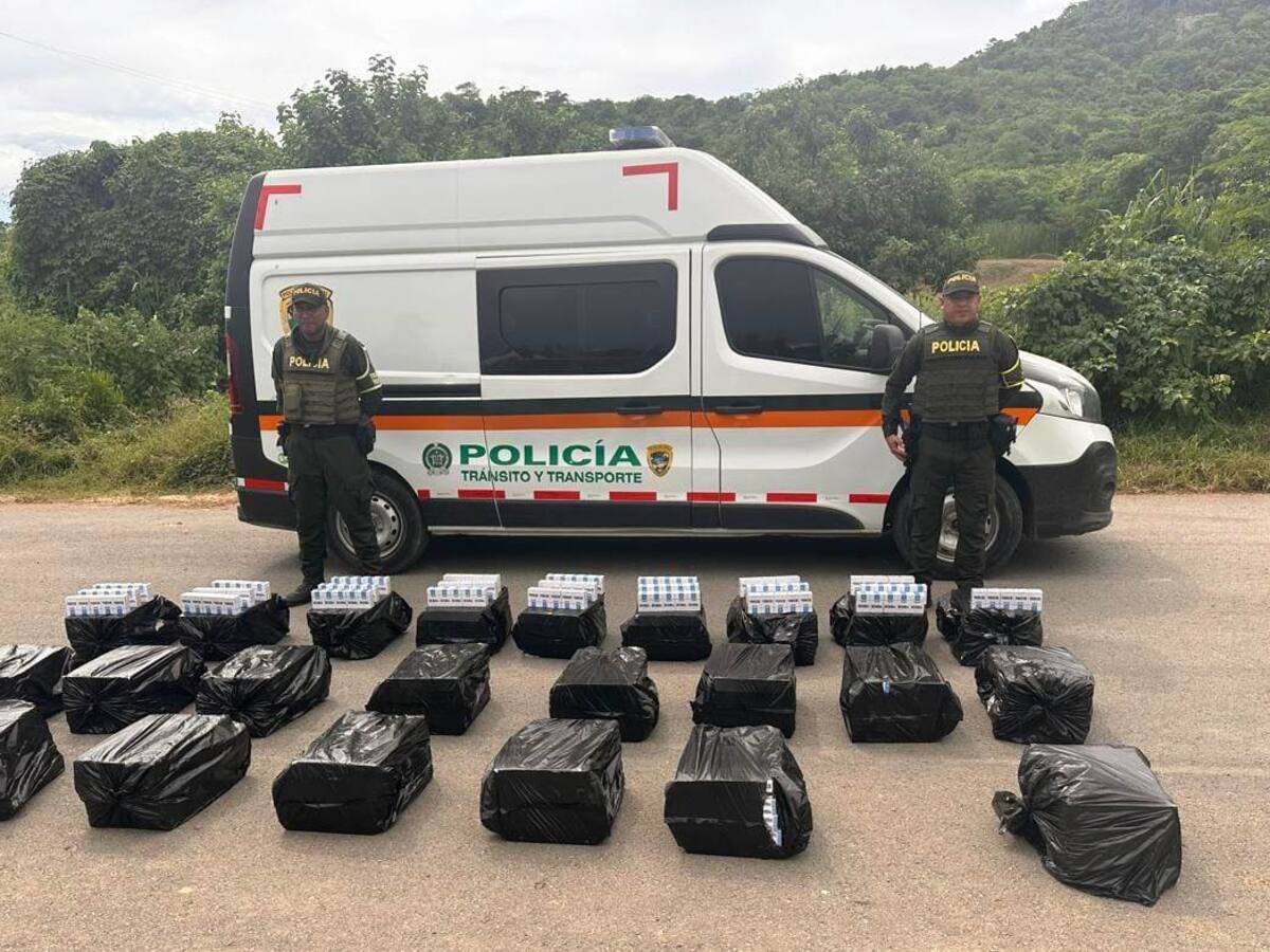 Incautan 6 mil cajetillas de tabaco de contrabando avaluadas en $24 millones