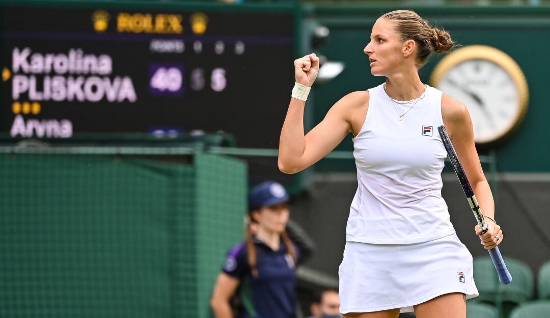 Karolina Pliskova, clasificada a la final de Wimbledon