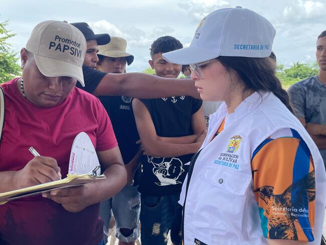 Gobernación de Bolívar acompaña con jornadas de reparación y bienestar a Nervití y Tasajera