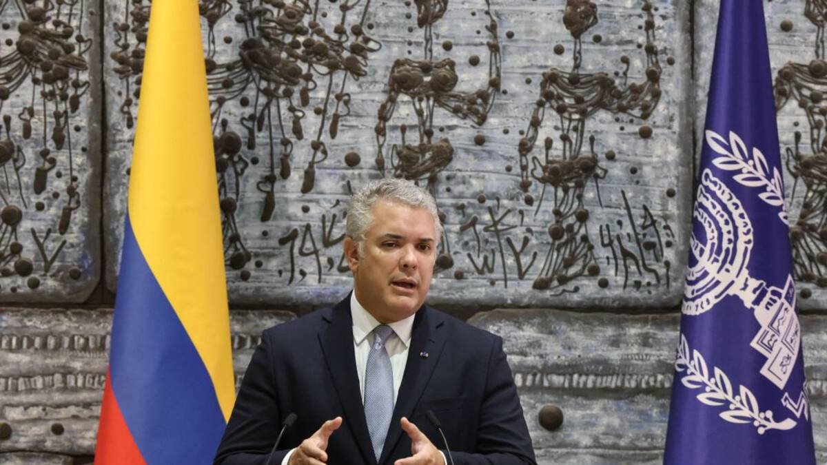 Duque volvió a hablar sobre la declaración del MinDefensa contra Irán