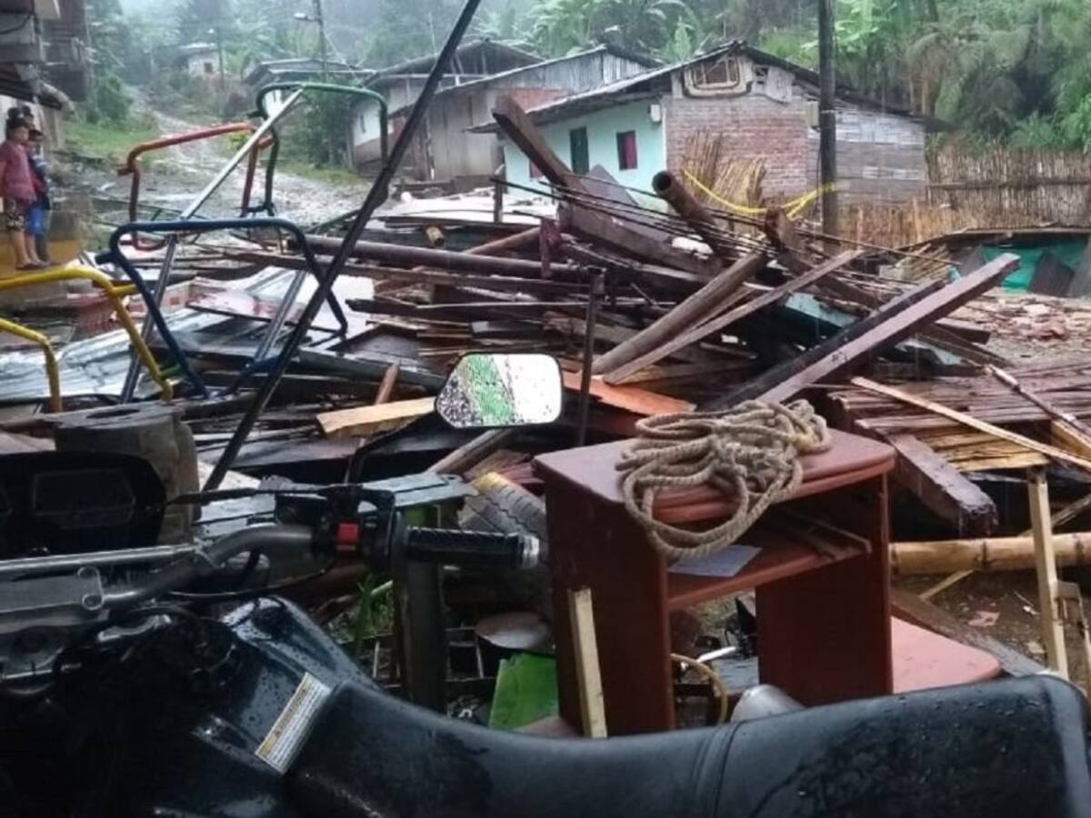 Una madre y su hijo murieron al colapsar su vivienda en Trujillo, Valle