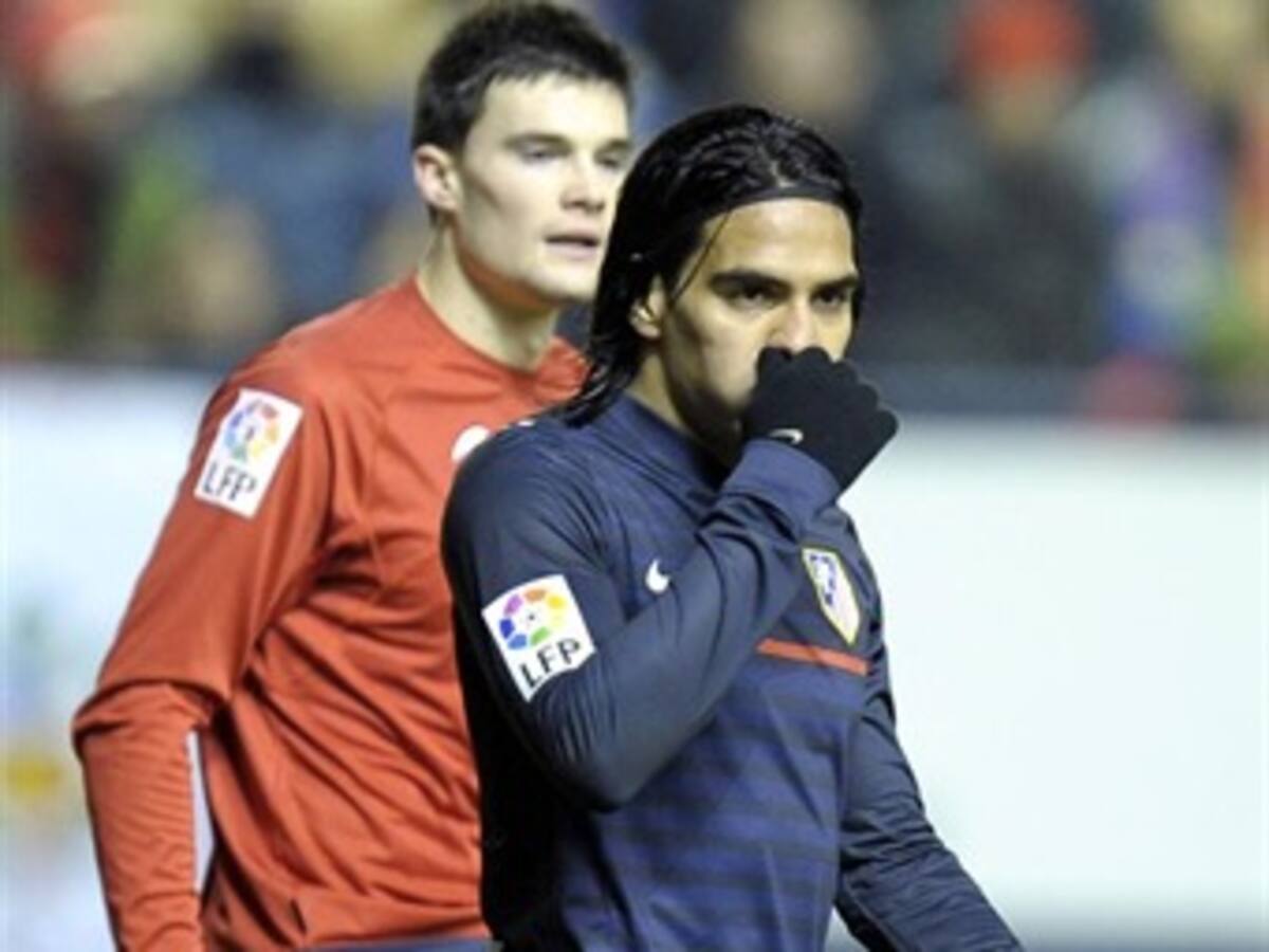 Con Falcao García y Amaranto Perea Atlético de Madrid venció al Osasuna 0-1