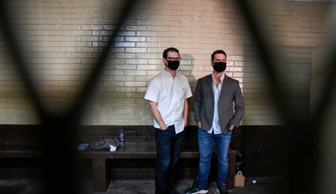 Los hermanos Luis Enrique y Ricardo Jr, hijos del expresidente panameño Ricardo Martinelli.           Foto: Getty 