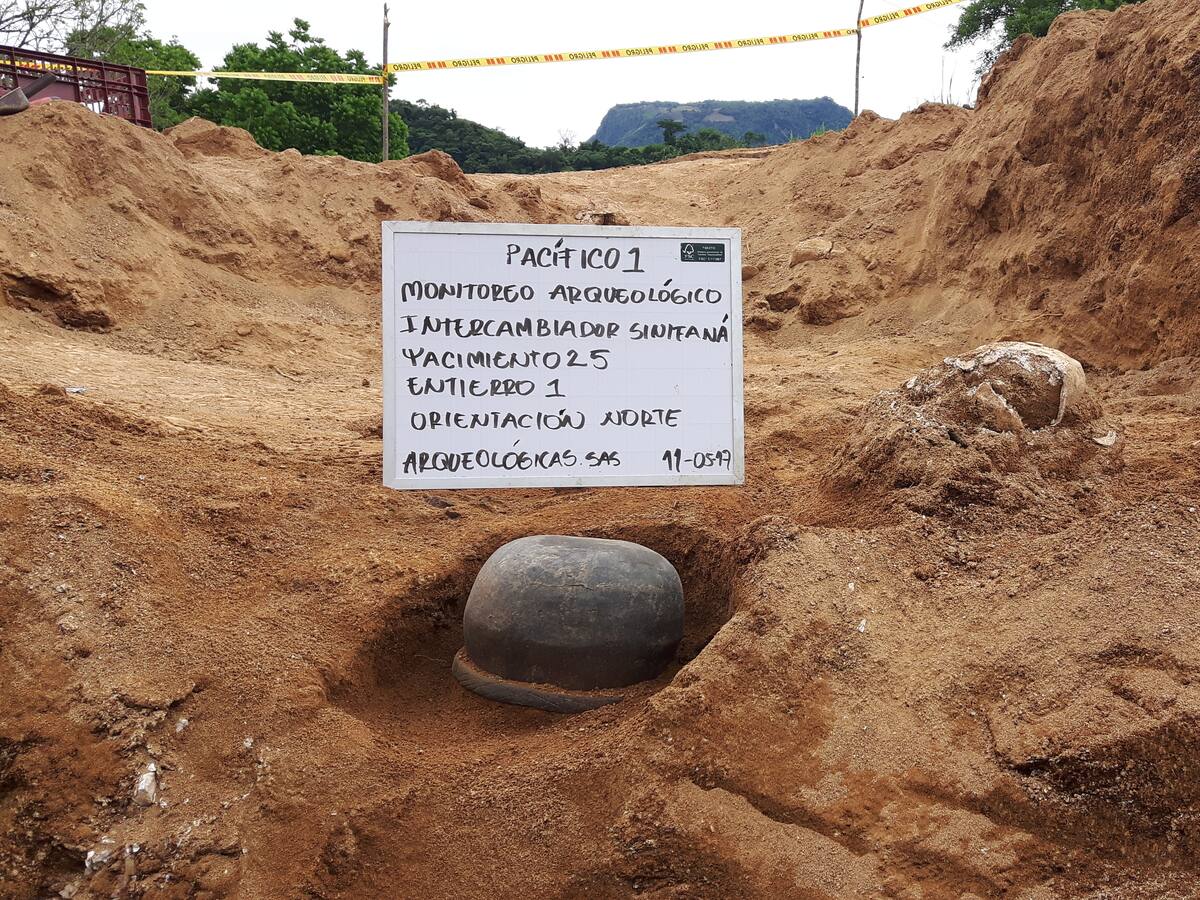 Histórico hallazgo: encuentran bebé de hace 1.600 años en medio de obras en Medellín