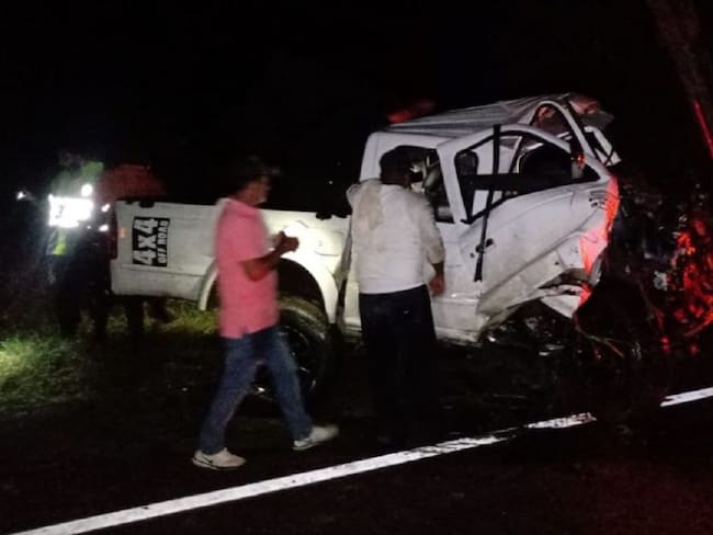 Accidente deja tres muertos y dos heridos en vía San Onofre – Cartagena