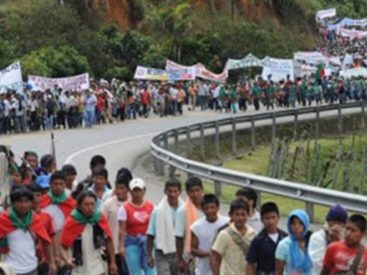 Cerca de 500 indígenas Wayuú se movilizan en la Guajira