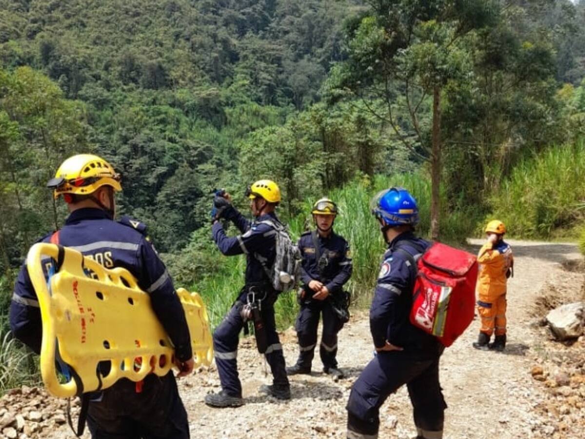 Un joven de 25 años estuvo perdido más de 23 horas en zona rural de La Estrella