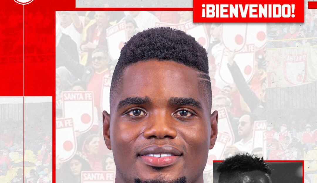 Andrey Estupiñán, nuevo jugador de Santa Fe.