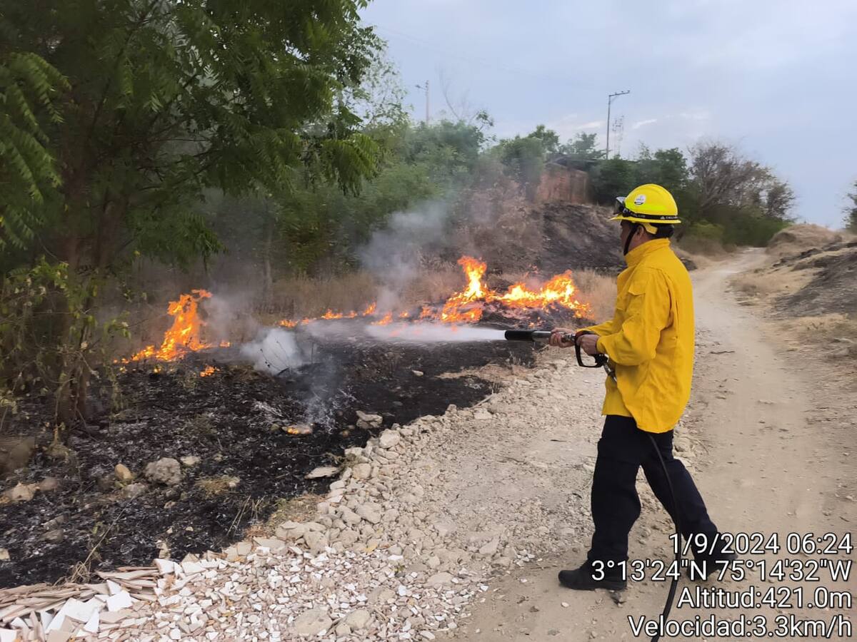 Más de 2 mil hectáreas consumidas por incendios forestales en el Huila, en temporada seca