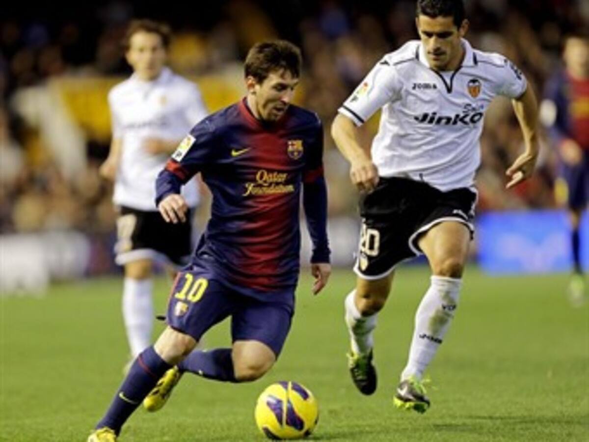 Valencia neutralizó a Barcelona con un empate en Mestalla