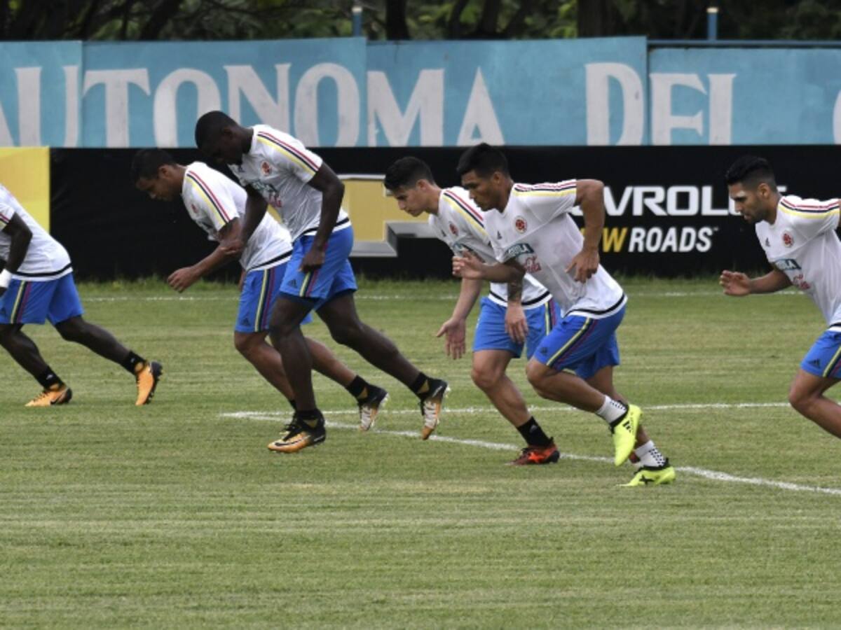 Colombia tendrá su primer entrenamiento con grupo completo