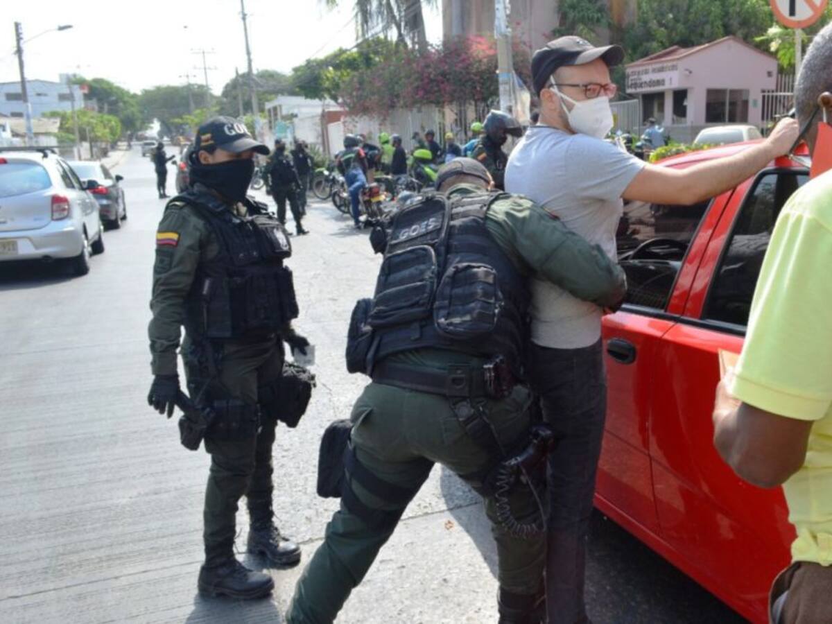 Más de 500 policías ejecutan planes de control en Cartagena