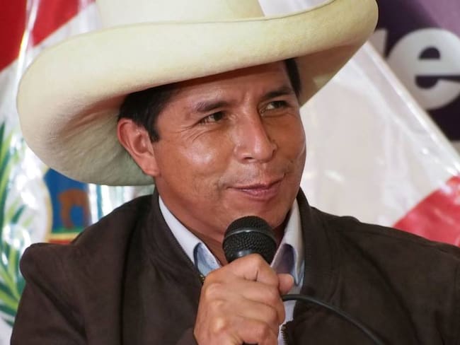 El presidente peruano, Pedro Castillo.     Foto: Getty