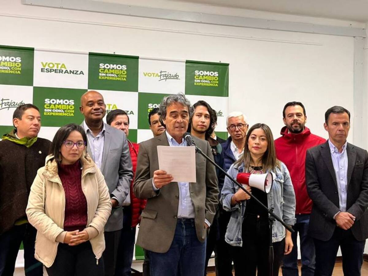 Sergio Fajardo descarta alianzas para primera vuelta presidencial