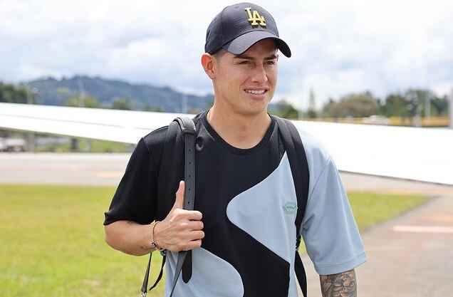 James Rodríguez durante sus vacaciones en Colombia / Foto: @jamesrodriguez10
