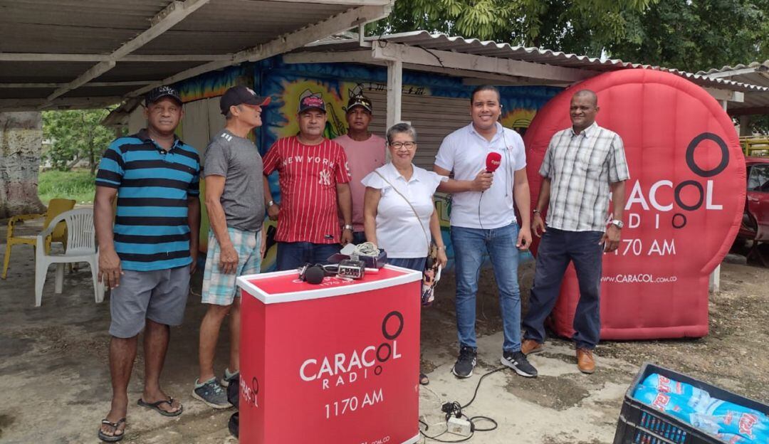 Relimpia del canal Matute y alimentación y obras en el centro de vida fueron algunos de los puntos que se tocaron en la visita de Caracol Radio