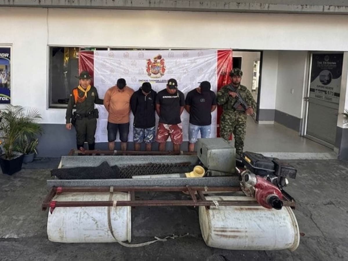 Capturan a personas que extraían oro ilegal en el Tolima y generaban millonarias utilidades