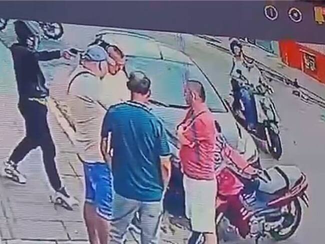 Foto: captura de video cámara de seguridad