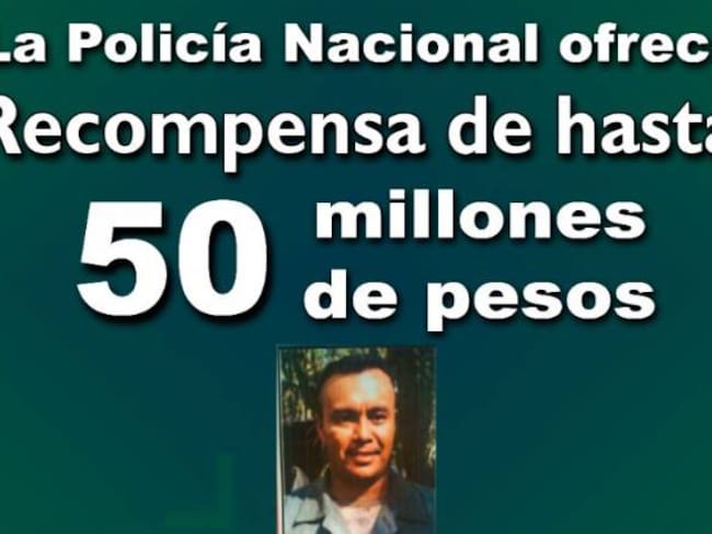 La Policía ofrece $50 millones de recompensa por alias Calarcá