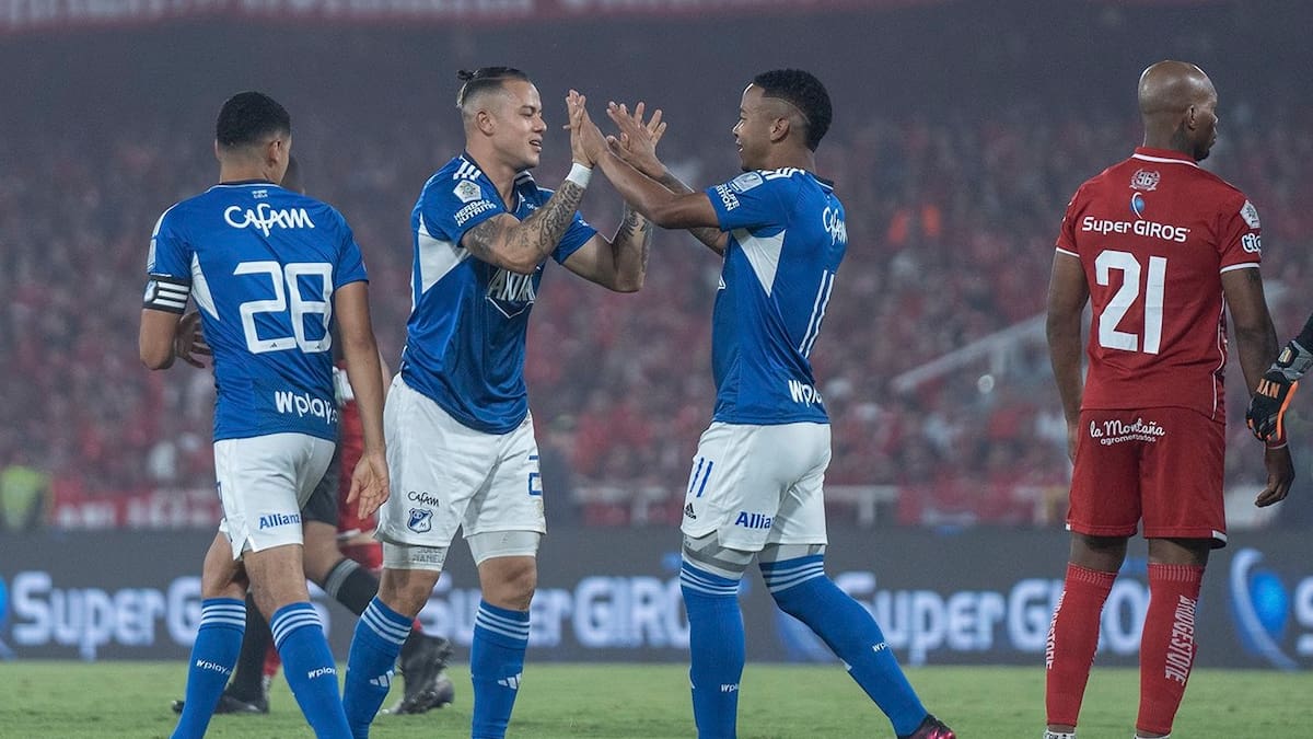 Millonarios se queda con el primero de los dos rounds ante América y sueña con la final