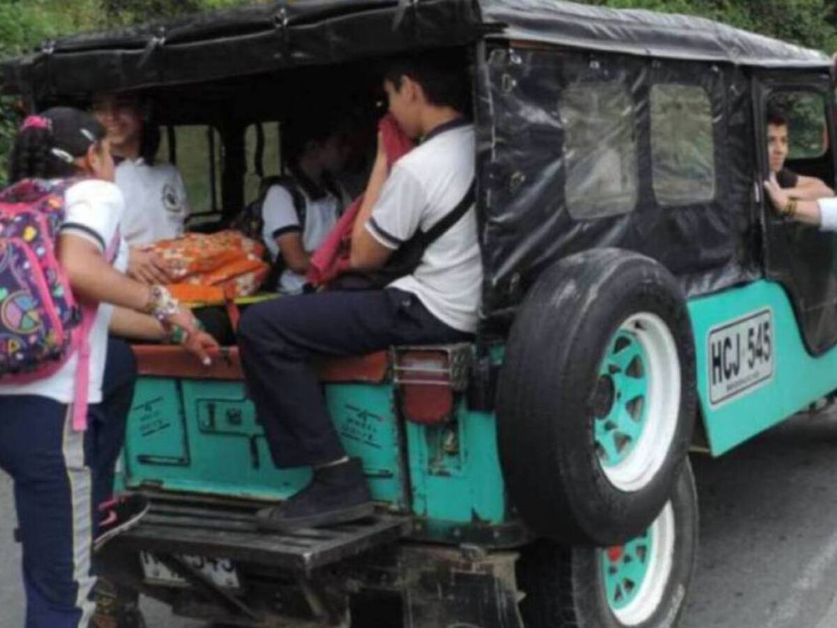 Estudiantes en vereda El Estanquillo llevan 5 meses sin transporte escolar