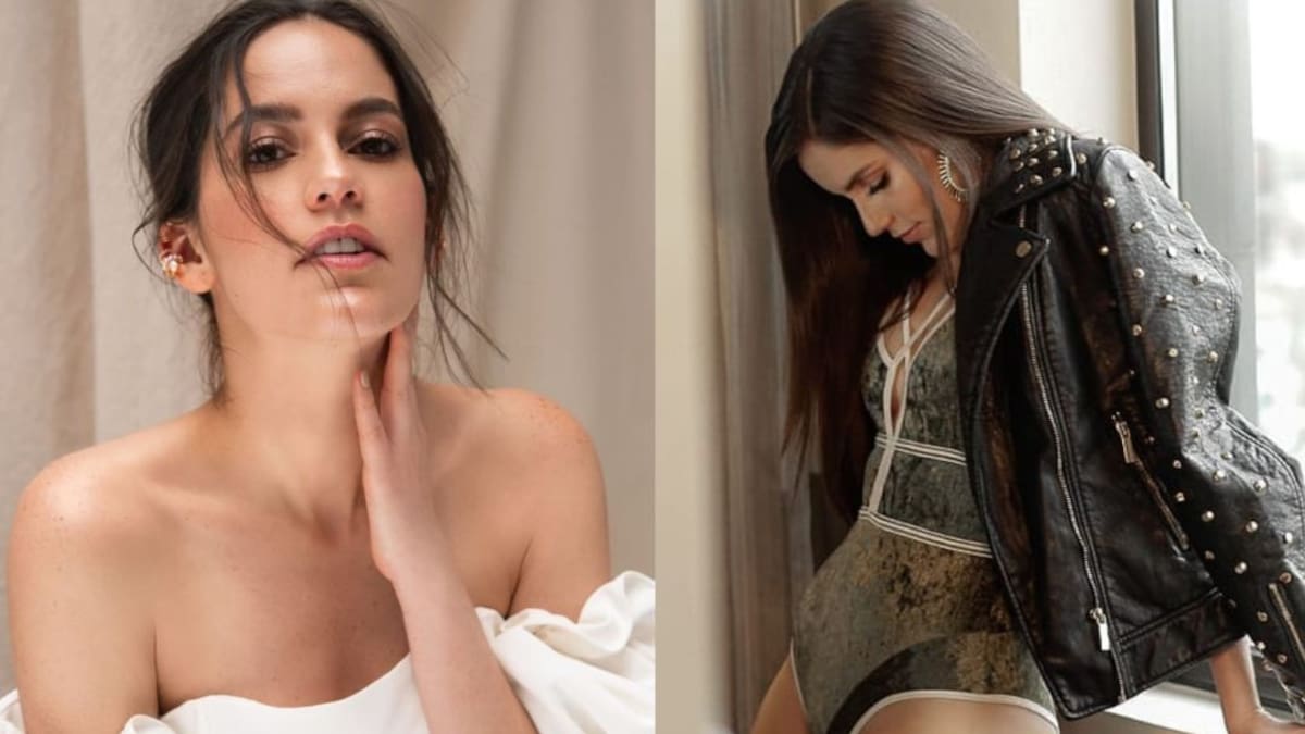 Con faldita corta semitransparente, Linda Palma desea lo mejor a sus fans