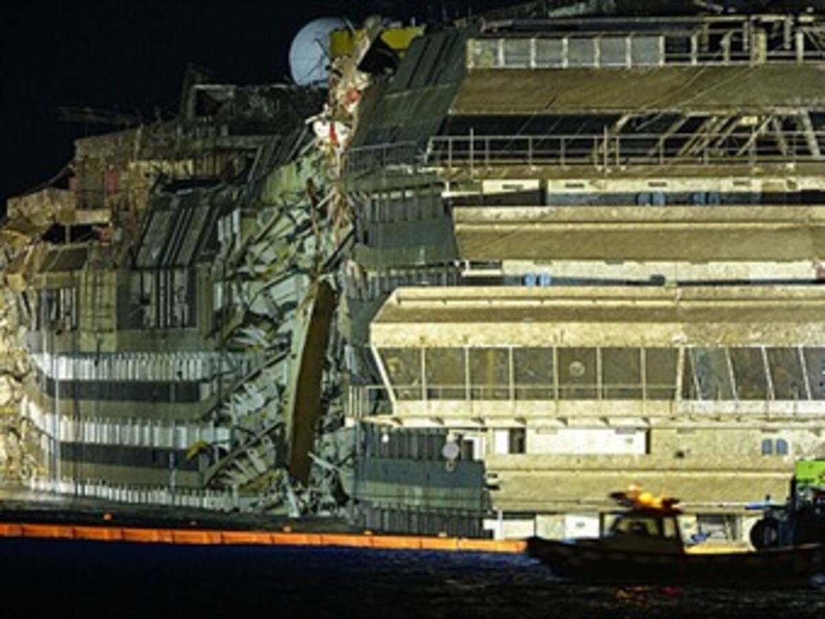 En video: Cómo las autoridades italianas enderezaron al Costa Concordia