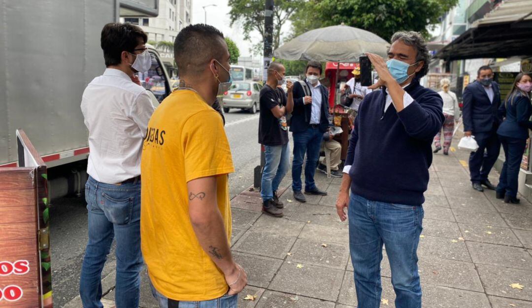 Visita a Manizales del líder político