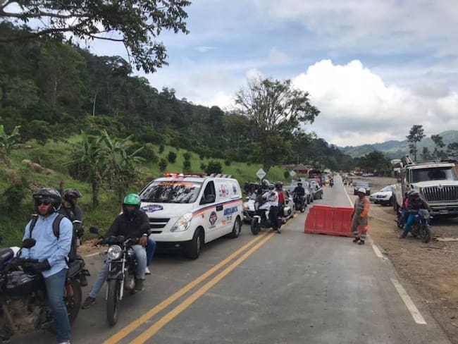 Se amplió horario para paso vehicular en la vía Bucaramanga- Barrancabermeja