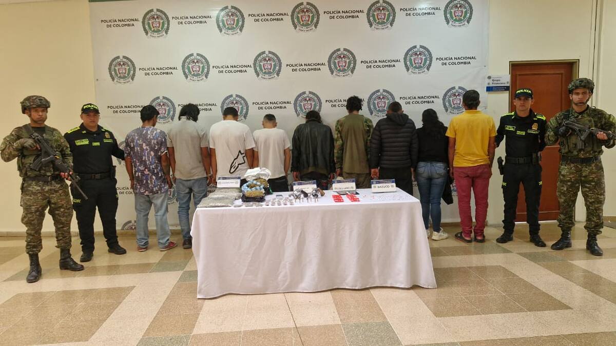 En Calarcá en el Quindío banda delincuencial marcaba los estupefacientes con emojis y colores