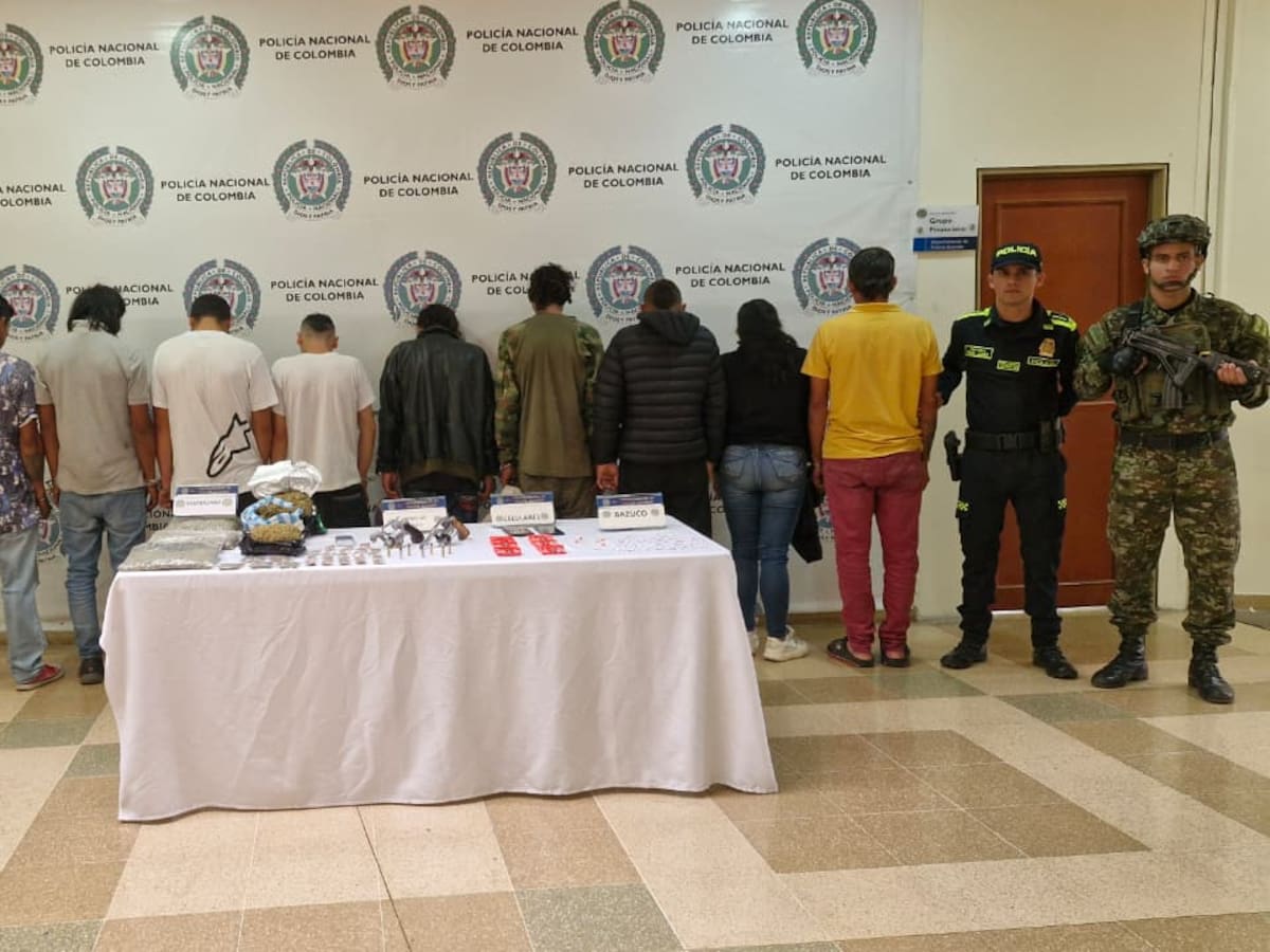 En Calarcá en el Quindío banda delincuencial marcaba los estupefacientes con emojis y colores